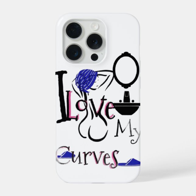 Coque iPhone I love my curves (Verso)