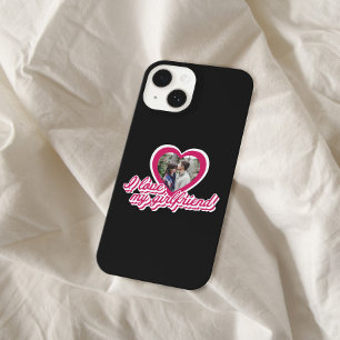 Coque Pour iPhone 14 I Love My Girlfriend Photo personnalisée personnal