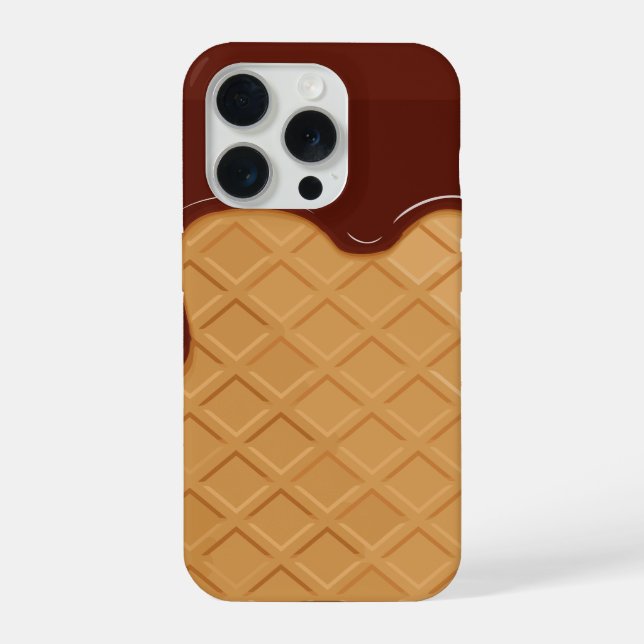 Coque iPhone Ice Cream Cone comme une couverture iPhone (Verso)