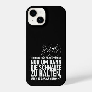 COQUE POUR iPhone 14 ICH LERNE DOCH NICHT SPRECHEN