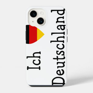 Coque Pour iPhone 14 Ich liebe Deutschland