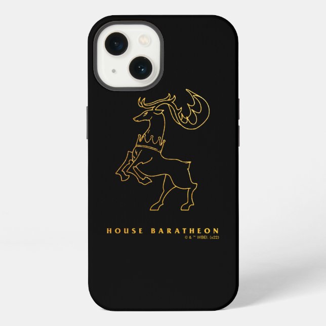 Coque iPhone Icône de la Maison Baratheon (Verso)