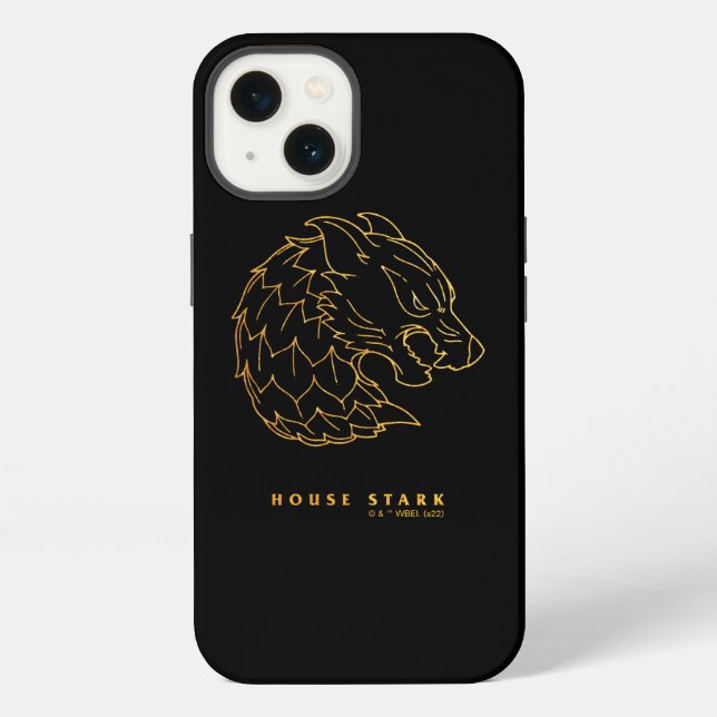 Coque iPhone Icône de la Maison Stark (Verso)