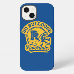 Etui iPhone 13 Icône du casque de football Go Bulldogs