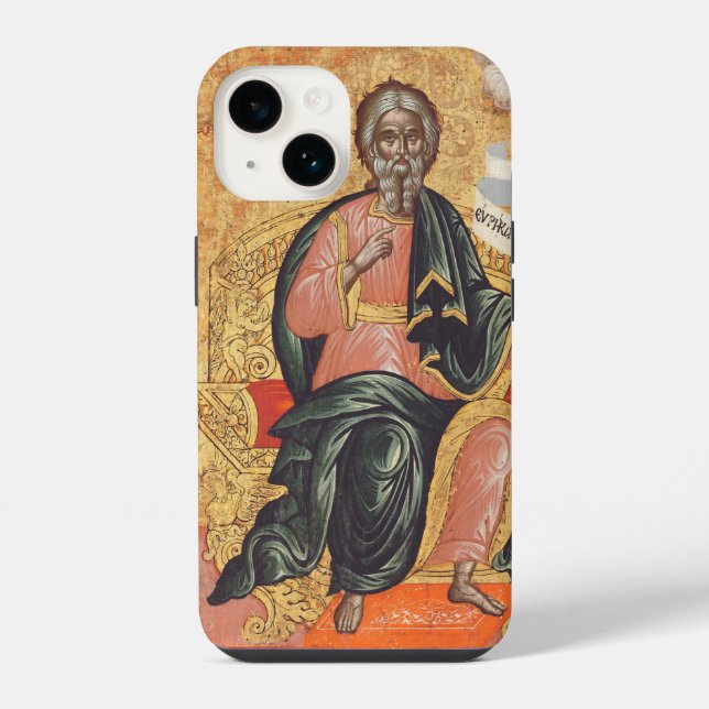 Coque iPhone Icône orthodoxe de saint André l'apôtre (Verso)