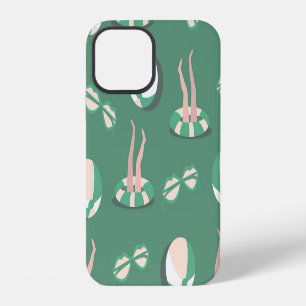 Coque iPhone 12 Icônes d'été : Répétition sans couture vintage