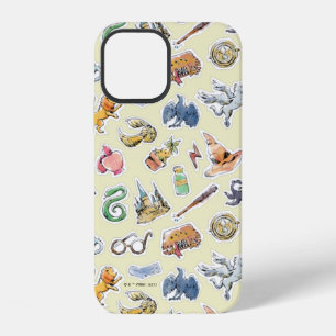 Coque iPhone 12 Icônes Harry Potter à l'aquarelle