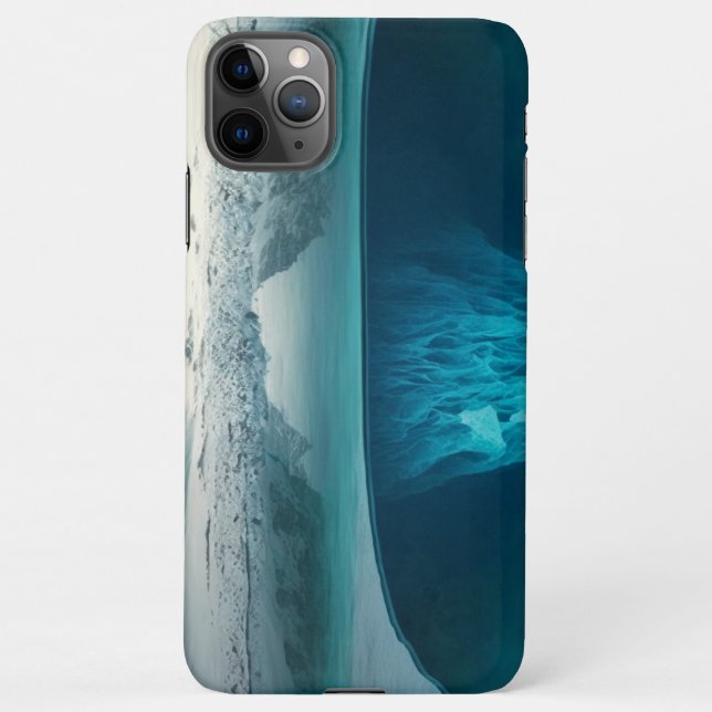 Coque iPhone Icy Mountain View (Dos)