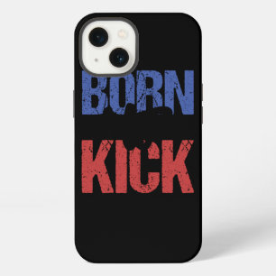 Etui iPhone 13 Idée Cadeau Footballeur Né Pour Botter