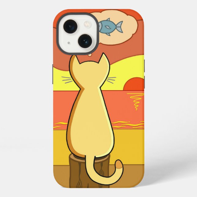 Coque iPhone Idée de pêche de Pie (Verso)