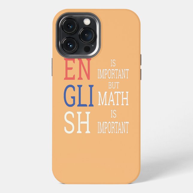 Coque iPhone Idée drôle de professeur de mathématiques et de sc (Verso)