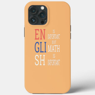 Etui iPhone 13 Pro Max Idée drôle de professeur de mathématiques et de sc