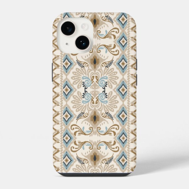 Coque iPhone Ikat Chevron Paisley  (Verso)