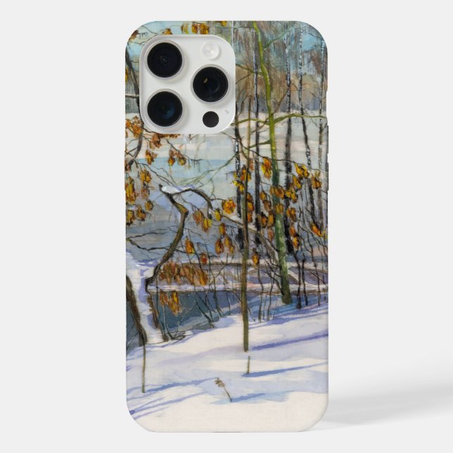 Coque iPhone Il a neigé (Verso)