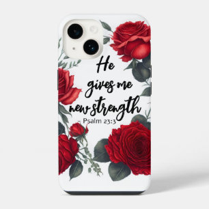 Coque Pour iPhone 14 Il me donne une nouvelle force
