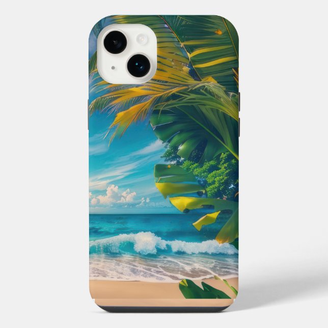 Coque iPhone Île privée  (Verso)