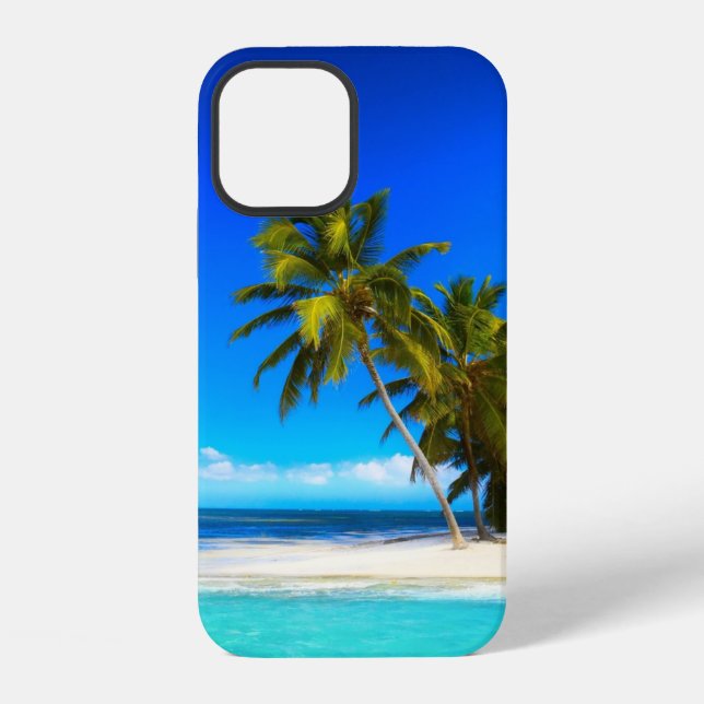 Coque iPhone Île tropicale (Verso)