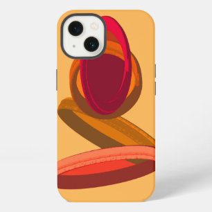 Etui iPhone 13 Illustration Abstraite de la Pluie du Cap-Vert pou