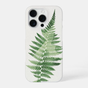 Coque iPhone 16 Pro Illustration botanique de fougère verte minimalist