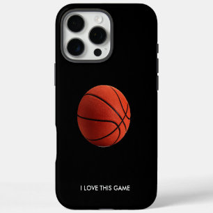 Coque iPhone 16 Pro Max Illustration de basketball Peinture Art Sports