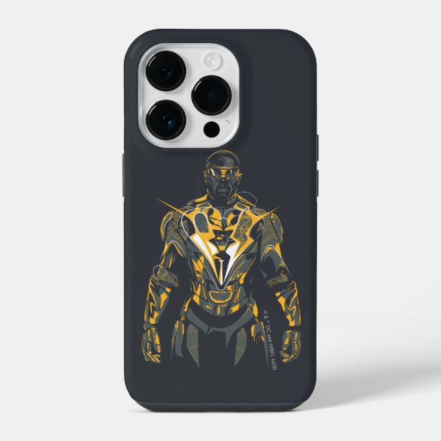 Coque iPhone Illustration de Black Lightning (Verso)