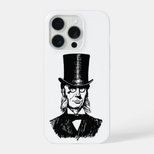 Coque iPhone 15 Pro Illustration de chapeau haut-de-forme de gentleman