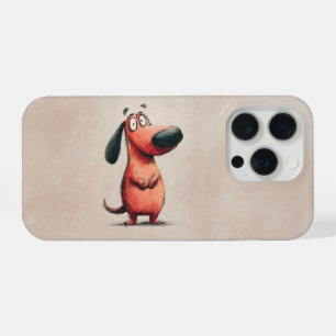 Coque iPhone 15 Pro Illustration de chien de dessin animé mignon