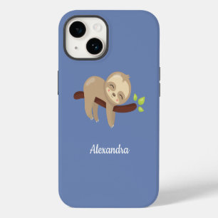 Coque Pour iPhone 14 Illustration de la fentes mignonne sur l'animal d'