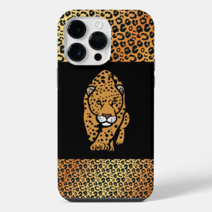 Coque Pour Pour iPhone 14 Pro Max Illustration de léopard audacieux exotique & motif