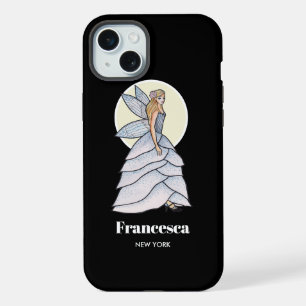 Coque iPhone 15 Plus Illustration de mode de robe de princesse fée Peta