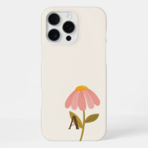 Illustration d'initiale de monogramme rose Daisy