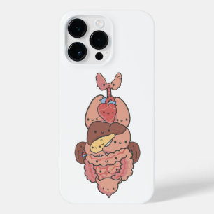 COQUE POUR POUR iPhone 14 PRO MAX ILLUSTRATION ÉDUCATIVE DE L'ANATOMIE HUMAINE