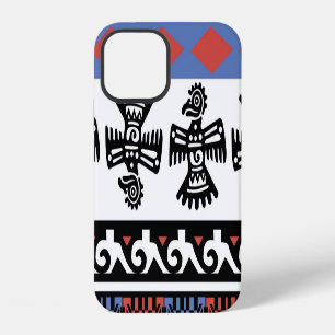 Coque iPhone 12 Illustration ethnique des Amérindiens
