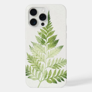Coque iPhone 15 Pro Max Illustration végétale minimaliste de la fougère ve