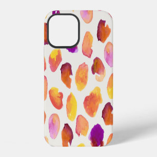 Coque iPhone 12 Illustration vintage sans couture à l'aquarelle ab