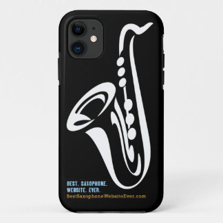 Coque iphone illustré de saxophone