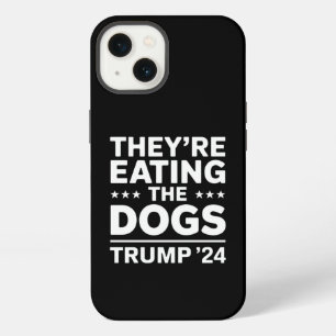 Etui iPhone 13 Ils mangent les chiens Débat drôle Citation Trump