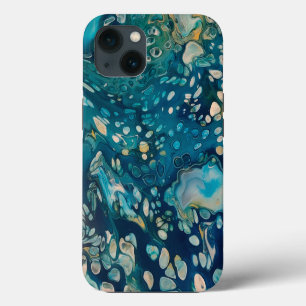 Etui iPhone 13 Imaginaire Abstrait sous-marin