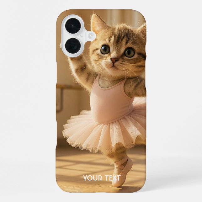 Coque iPhone Imaginaire Cute Kitten Petite Ballerina (Verso)