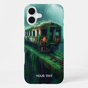 Coque iPhone 16 Plus Imaginaire mignon vieux train passé