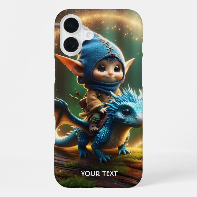 Coque iPhone Imaginaire mignonne petite créature volant (Verso)