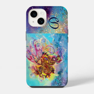 COQUE POUR iPhone 14 IMAGINAIRE MONOGRAMME DE DRAGON DE MER
