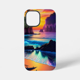 Coque iPhone 12 Mini Imaginaire Tropical Beach Trois