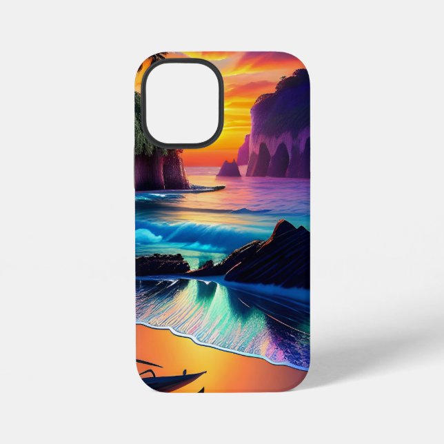 Coque iPhone Imaginaire Tropical Beach Trois (Verso)