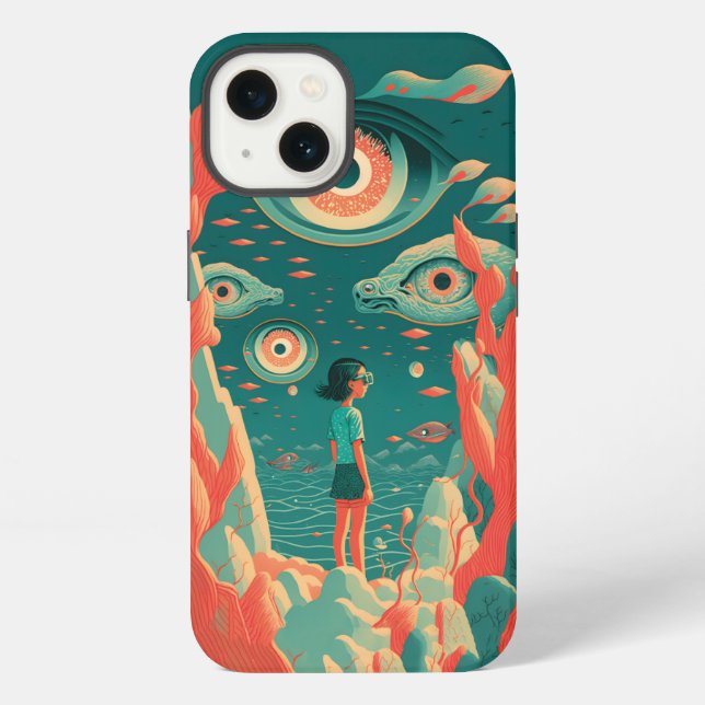Coque iPhone Imaginaires Abstraits Monde d'objets impossible (Verso)