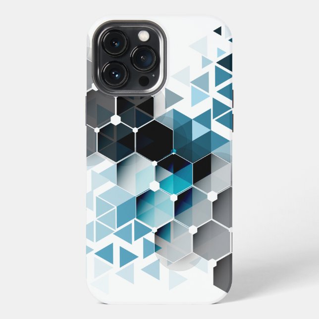 Coque iPhone imagination géométrique (Verso)