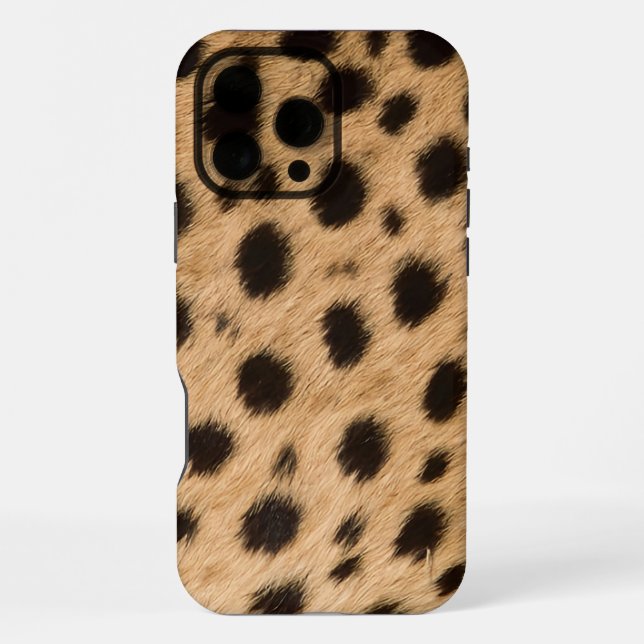 Coque iPhone Impression Cheetah (Verso)