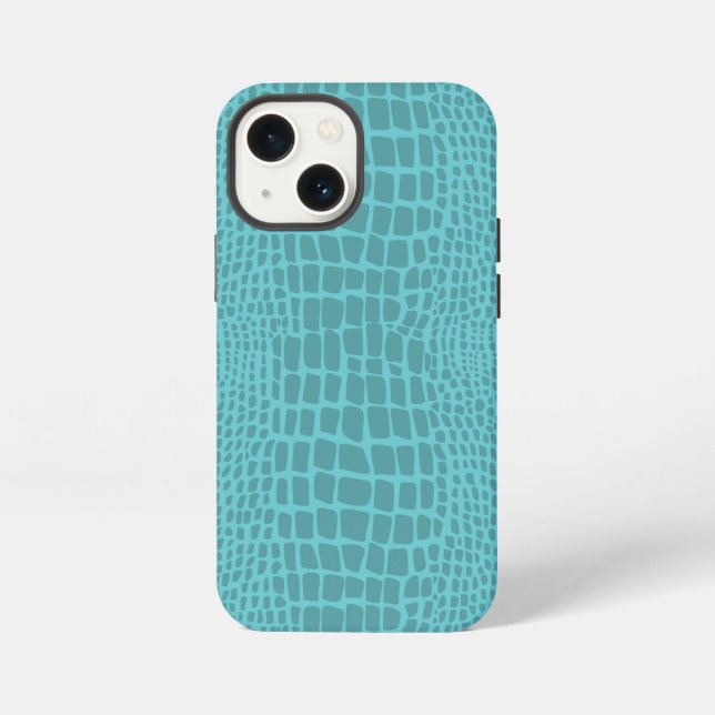Coque iPhone impression d'alligator peau de crocodile (Verso)