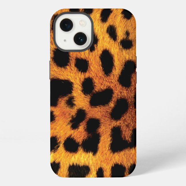 Coque iPhone Impression d'animal guépard léopard vue safari sau (Verso)