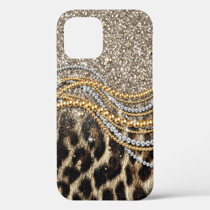 Coque iPhone 12 Pro Impression d'animal léopard tendance magnifique